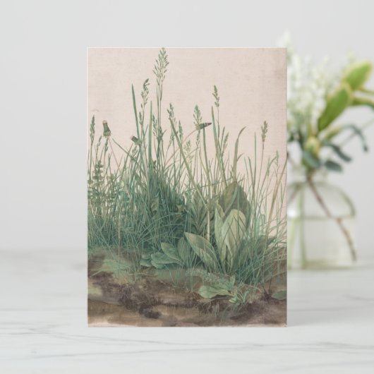 Albrecht Dürer - Great Piece of Turf Kaart (Staand voorkant)