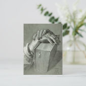 Albrecht Dürer Hand Studie met Bijbel Briefkaart (Staand voorkant)