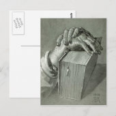 Albrecht Dürer Hand Studie met Bijbel Briefkaart (Voorkant / Achterkant)