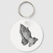 Albrecht Durer - Hands Praying Sleutelhanger (Voorkant)
