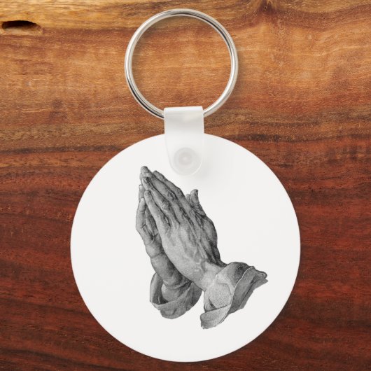 Albrecht Durer - Hands Praying Sleutelhanger (Voorkant)