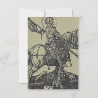 Albrecht Dürer Heilige Joris te Paard Heilige Kaar Bedankkaart