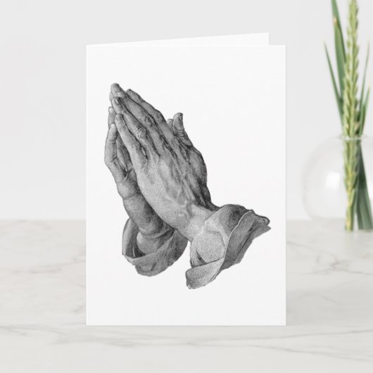 Albrecht Durer - het Bidden van Handen Kaart (Voorkant)