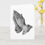 Albrecht Durer - het Bidden van Handen Kaart (Gele Bloem)