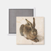Albrecht Dürer - Junger Hase (Young Hare), 1502 Magneet (Voorkant / Achterkant)