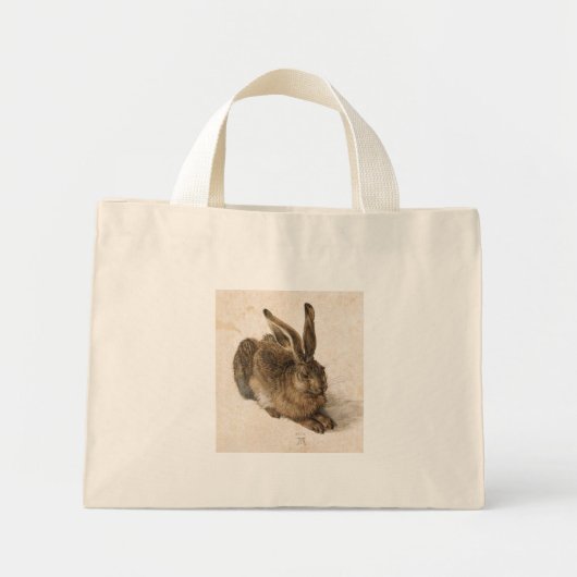 Albrecht Dürer - Junger Hase (Young Hare), 1502 Mini Tote Bag (Voorkant)