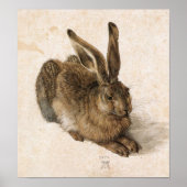 Albrecht Dürer - Junger Hase (Young Hare), 1502 Poster (Voorkant)