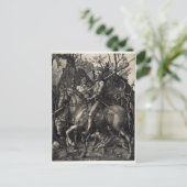 Albrecht Dürer Knight, Death and the Devil Briefkaart (Staand voorkant)