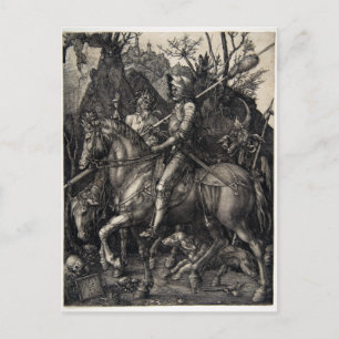 Albrecht Dürer Knight, Death and the Devil Briefkaart
