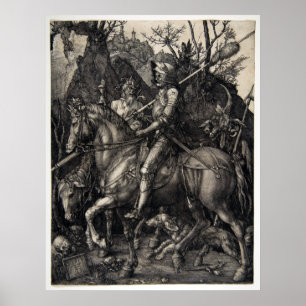 Albrecht Dürer Knight, Death and the Devil Poster