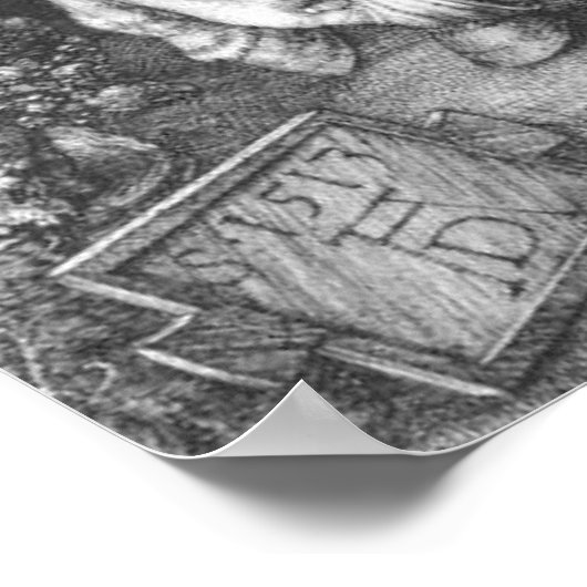 Albrecht Durer Knight Death and the Devil Poster (Hoek)