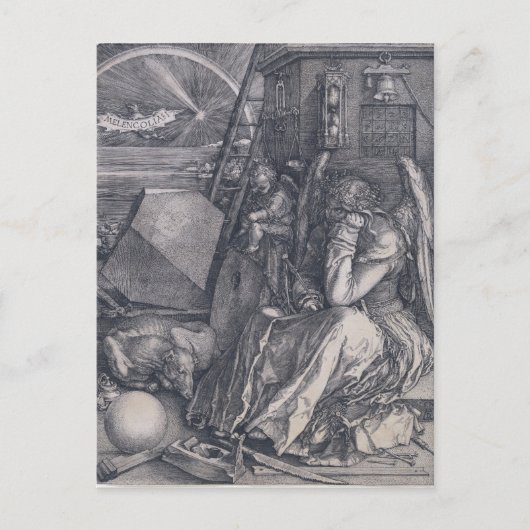 Albrecht Dürer Melencolia I Briefkaart (Voorkant)