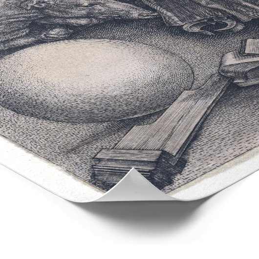 Albrecht Dürer Melencolia I Poster (Hoek)