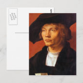 Albrecht Durer - Portret van een jong man 3 Briefkaart (Voorkant / Achterkant)