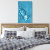 Albrecht Dürer Praying Hands Canvas Afdruk (Insitu (Slaapkamer))