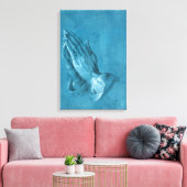 Albrecht Dürer Praying Hands Canvas Afdruk (Insitu (Woonkamer))