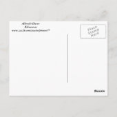 Albrecht Durer - Rhinoceros Briefkaart (Achterkant)