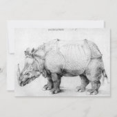 Albrecht Durer Rhinoceros Kaart (Voorkant)