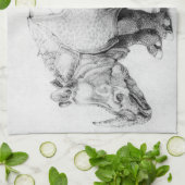 Albrecht Durer Rhinoceros Kitchen Towel Theedoek (Gevouwen)