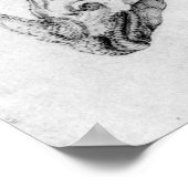 Albrecht Durer Rhinoceros Poster (Hoek)