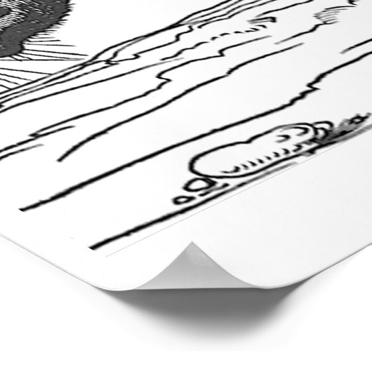 Albrecht Durer - Rhinoceros Poster (Hoek)