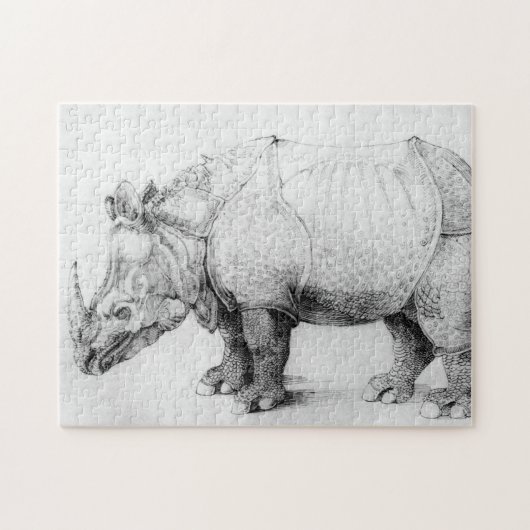 Albrecht Durer Rhinoceros Puzzle Legpuzzel (Horizontaal)