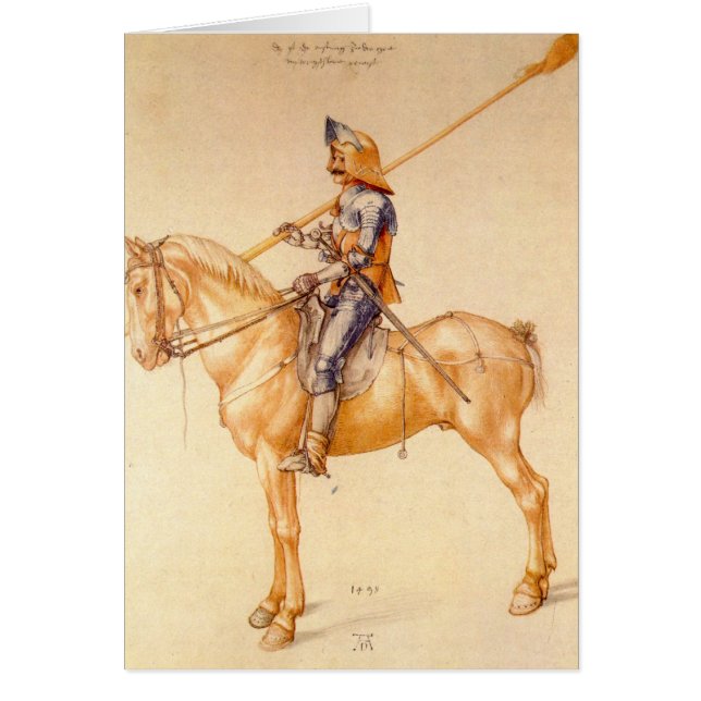 Albrecht Durer - Rider in het harnas (Voorkant)