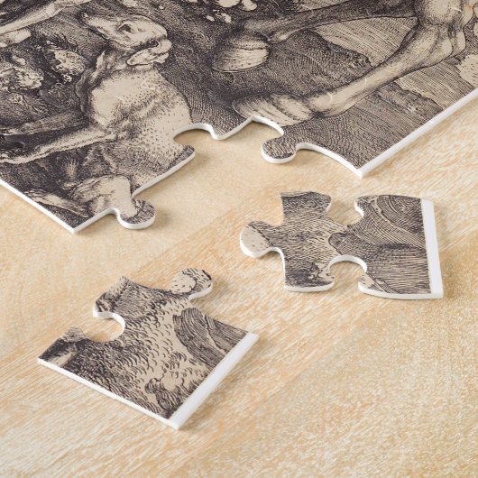 Albrecht Durer - Saint Eustace Legpuzzel (Zijkant)