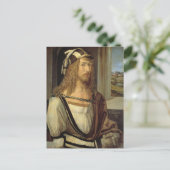 Albrecht Dürer Self Portrait (1498) Briefkaart (Staand voorkant)