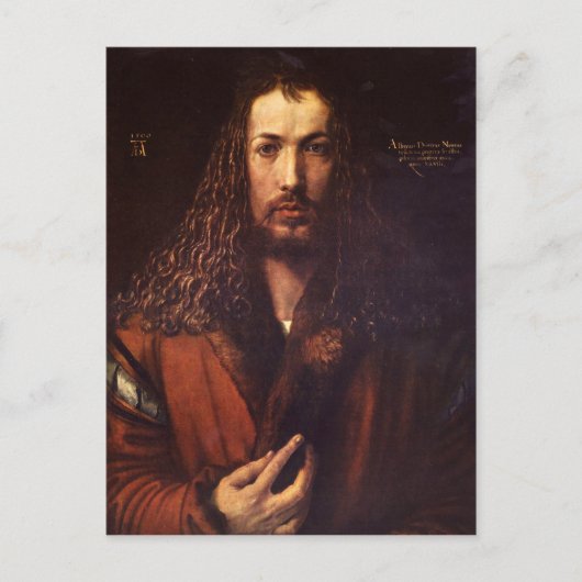 Albrecht Durer - Self Portrait 2 Briefkaart (Voorkant)