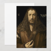 Albrecht Durer - Self Portrait Aankondiging (Voorkant / Achterkant)