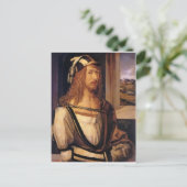 Albrecht Durer Self Portrait Briefkaart (Staand voorkant)