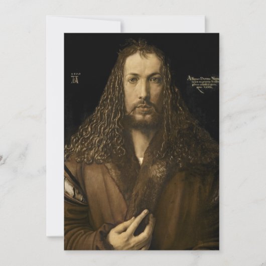 Albrecht Durer - Self Portrait Kaart (Voorkant)
