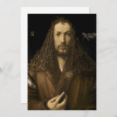 Albrecht Durer - Self Portrait Kaart (Voorkant / Achterkant)