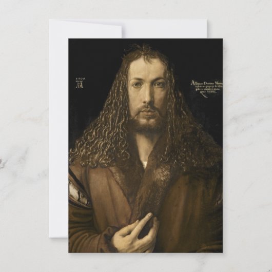 Albrecht Durer - Self Portrait Kaart (Voorkant)