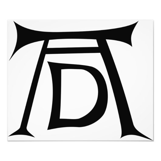 Albrecht Durer Signature Monogram Foto Afdruk (Voorkant)