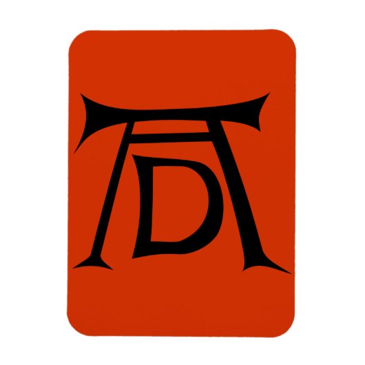 Albrecht Durer Signature Monogram Magneet (Verticaal)