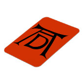 Albrecht Durer Signature Monogram Magneet (Linkerzijde)