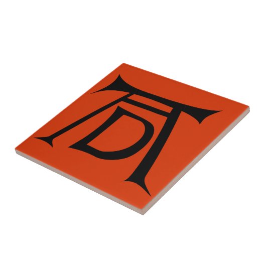 Albrecht Durer Signature Monogram Tegeltje (Zijkant)