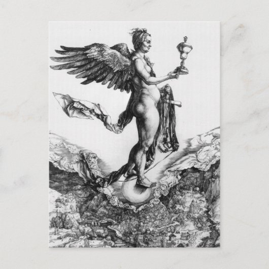 Albrecht Durer Sketch Briefkaart (Voorkant)
