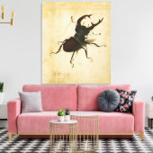 Albrecht Durer Stag Beetle Renaissance  Art Canvas Afdruk (Insitu (Woonkamer))