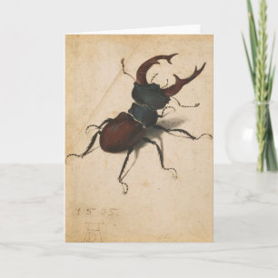 Albrecht Durer Stag Beetle Renaissance  Art Kaart