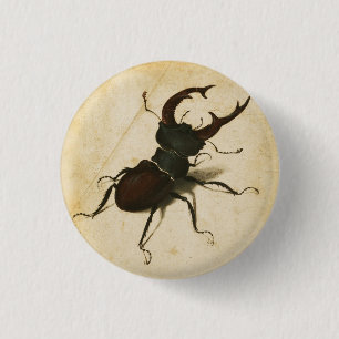 Albrecht Durer Stag Beetle Renaissance  Art Ronde Button 3,2 Cm