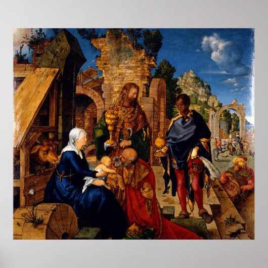 Albrecht Durer The Adoration of the Magi Poster (Voorkant)