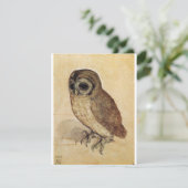 Albrecht Durer - The Little Owl Bedankkaart (Staand voorkant)