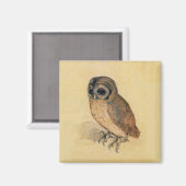 Albrecht Durer The Little Owl Magneet (Voorkant / Achterkant)