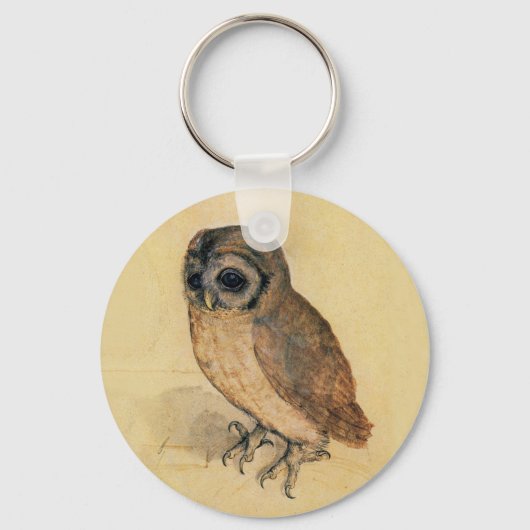 Albrecht Durer The Little Owl Sleutelhanger (Voorkant)