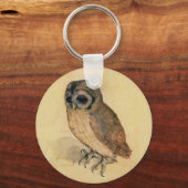 Albrecht Durer The Little Owl Sleutelhanger (Voorkant)
