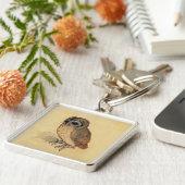 Albrecht Durer The Little Owl Sleutelhanger (Zijkant)