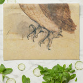 Albrecht Durer The Little Owl Theedoek (Gevouwen)